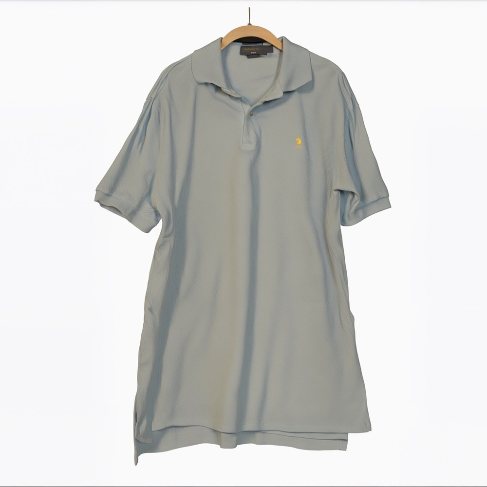 Men's logo Polo Light Blue Ralph Lauren Shirt Size L short sleeves spring summer
